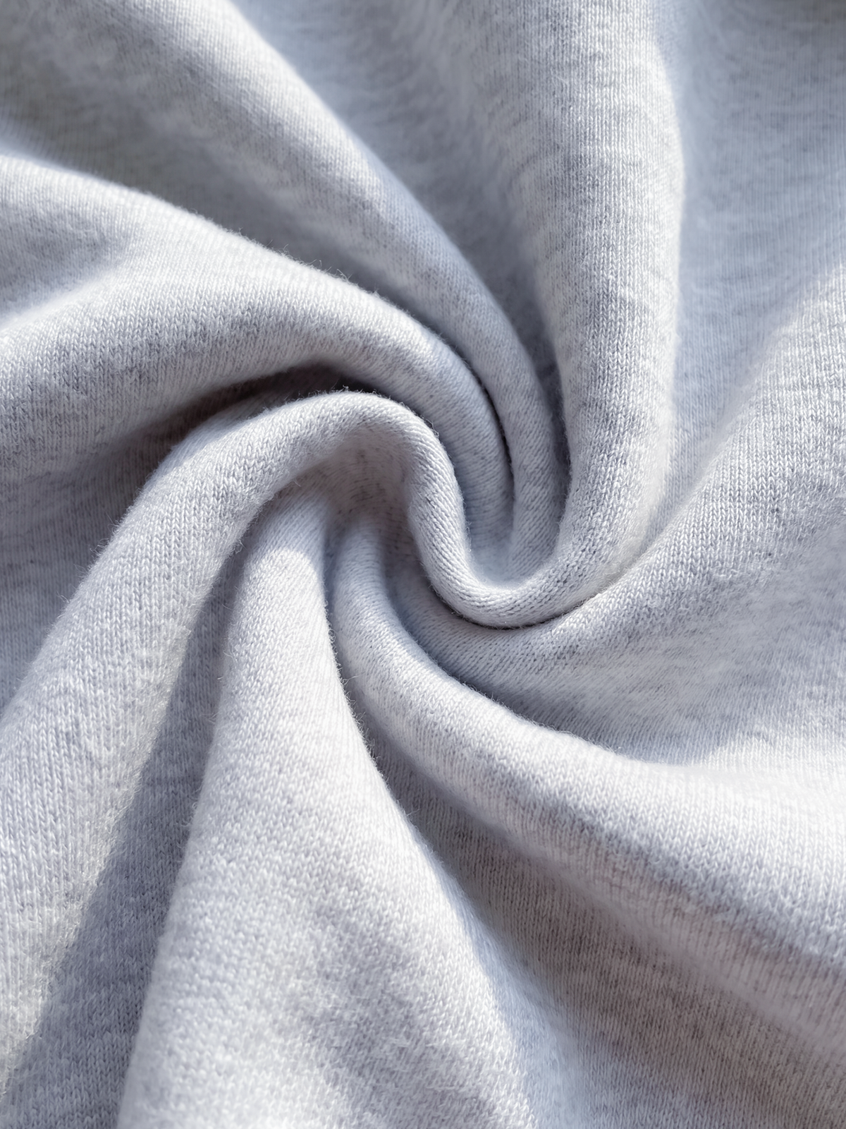 Soft Grey Zip-Up Sweater | Organic Cotton