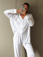 Cloud White Pajamas Set | TENCEL™ Modal